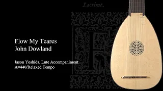 Flow My Tears - Dowland - Lute Accompaniment