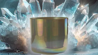 Cosmic Connection: Moldavite & Prismatic Crystal Singing Bowl at 186Hz