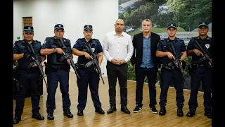 Guarda Municipal de Santana de Parnaíba equipada com Fuzis