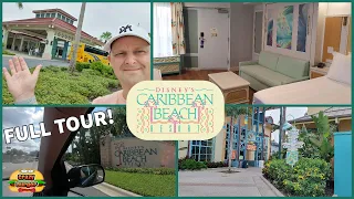 Disney's Caribbean Beach Resort Full Extensive Tour - Includes Newly Renovated Room Tour!