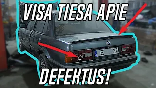 Apie E30 defektus, bandau pats virint ir dažyt bash bar'ą ir dar viena Eunos Roadster ///  SE02EP34