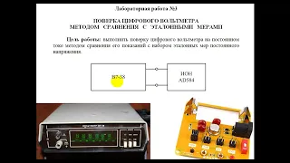 Поверка цифрового вольтметра