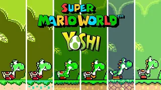 Evolution of Yoshi in Super Mario World