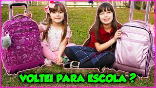 Arrumando meu material escolar - Volta as aulas | Jéssica Godar e Laurinha e Helena e Gabriel