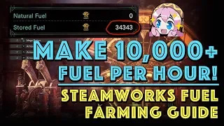 10k+ FUEL AN HOUR! Steamworks Fuel Farm Guide MHW Iceborne