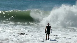 Mike Ho, Mason Ho, and Sheldon Paishon Surfing Dry Reef Slab in Hawaii