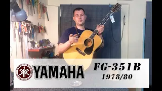 Yamaha FG-351B 1978/80, обзор гитары