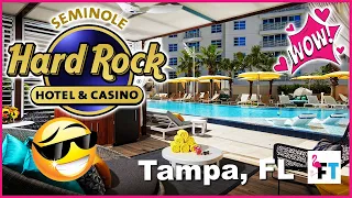 Hard Rock Casino Pool Party - Tampa 🏖️ #floridaFun #livingintampa #tampalife #poolparty