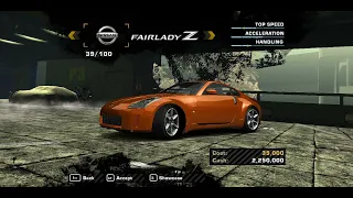 NFS Most Wanted All 100 Cars I Added