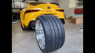 New wheel Reveal 2020 Toyota Supra GR gets a set of BC Forged MLE81