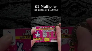 Scratchin' Shorts #9 - £1 Multiplier - Top Prizes of £100,000 - National Lottery Scratchcard