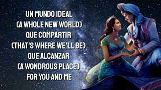 ZAYN, Becky G - Un Mundo Ideal (Lyric) Aladdin 2019