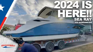 2024 Sea Ray 320 Sundancer Unwrapping!! | MarineMax Sail & Ski Austin