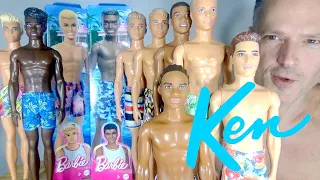 2023 Swimsuit Ken Doll Collection Podcast Barbie Beach Pool Water Play Unboxing Review Comparison