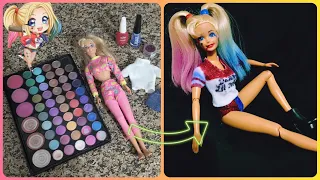 TRANSFORMAMOS AS BARBIE EM ARLEQUINA!! 😉🥰😍