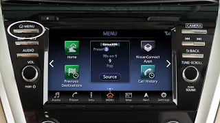 2021 Nissan Maxima - Control Panel and Touch Screen Overview