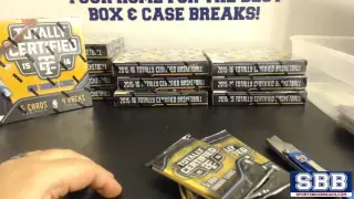 2015-16 Panini Totally Certified Basketball (Choose Team - Case Break #3)