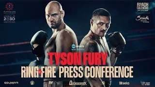 LIVE: Tyson Fury 'Ring of Fire' Press Conference