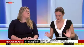 Kate Smurthwaite and Rebecca Reid discuss women on comedy panel shows on Sky News