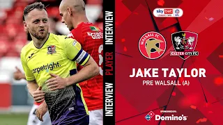 💬 Jake Taylor pre Walsall (A) | Exeter City Football Club