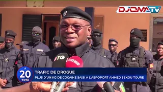 🔴Plus d'un kg de cocaine saisi l’aéroport de Ahmed Sekou Touré