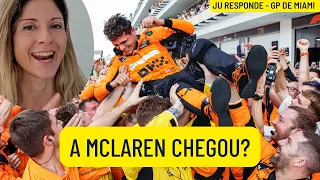 F1: Vitória de Norris mostra que a McLaren chegou na Red Bull? Ju Responde do GP de Miami