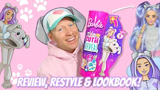 Barbie Cutie Reveal! 🐶🎀💜 Puppy Girl! | Review, Restyle & Lookbook!