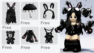 HURRY GET 21+ CUTE BLACK FREE ITEMS BEFORE ITS OFFSALE!😍😱 *ACTUALLY CUTE FREE ITEMS*