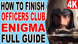 Officers Club Enigma Solution & Location - Solve this problem Quickly for me Assassin's Creed Mirage