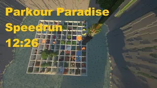 Minecraft | Parkour Paradise 1 Speedrun | 12:26