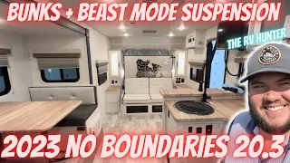 2023 No Boundaries 20.3 | Bunk Model Travel Trailer w/ STORAGE DOOR!!