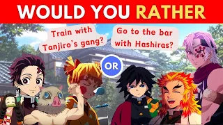 Would You Rather: Fun DEMON SLAYER Anime Quiz