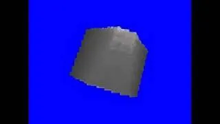 3d slice of a rotating 4d hypercube