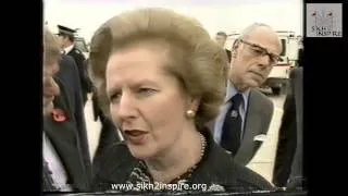Margaret Thatcher's disgust at Sikhs-1984, funeral of Indira Gandhi