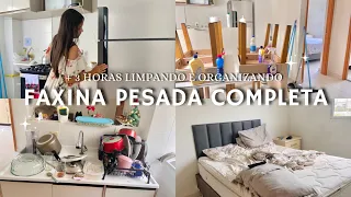 FAXINA COMPLETA NO LAR | 4 DIAS SEM LIMPAR A CASA | LIMPEZA E ORGANIZAÇÃO DA SEMANA ✨💕