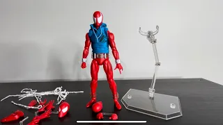 Mafex Scarlet Spider Comic Ver. Action Figure Review