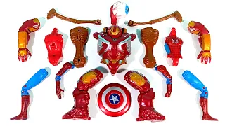 Merakit Mainan Hulk Buster, Spider-Man, Siren Head Avengers Superhero Toys