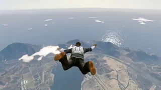 Grand Theft Auto V - Parachute Jump #8 - The Fall Of The Alamo