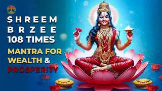 Shreem Brzee mantra chanting  108 times | lakshimi mantra Money manifestation abundance  prosperity.