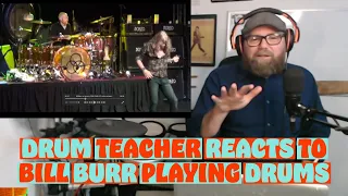 Drum Teacher Reacts To Bill Burr Playing Drums - Episode 137