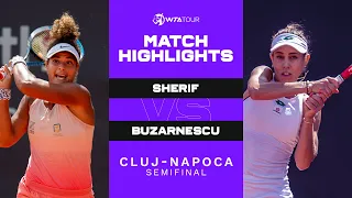 Mayar Sherif vs. Mihaela Buzarnescu | 2021 Cluj-Napoca Semifinals | WTA Match Highlights