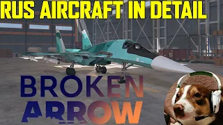 Detailed look at Russian Aircraft Tab in the Broken Arrow Beta