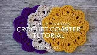 Crochet Coaster Tutorial (old video)
