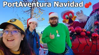 Mi día en PortAventura NAVIDAD 🎄 ¡Visitamos a Papá Noel! 🎅🏻