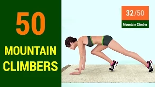 50 Mountain Climbers Challenge (Intensive Cardio + Weight Loss)