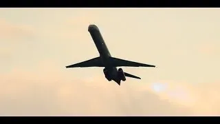 The Last Ever MD-82 SAS Takeoff in Copehagen - Doing a Rocket Climb! (HD)