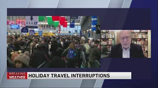 Major travel interruptions as the winter storm hits the Midwest and Great Lakes region