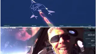 Virgin Galactic launch Richard Branson to space  Unity 22 |   soar to space and back!