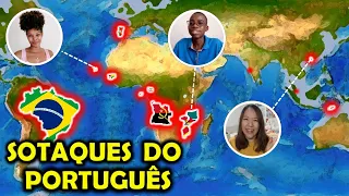 PAÍSES QUE FALAM PORTUGUÊS E SEUS SOTAQUES