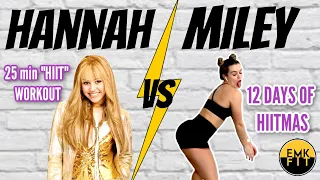 Hannah vs  Miley-HIIT DANCE WORKOUT